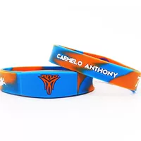 Баскетбольная звезда Knicks 7 Мемориал Энтони Спортивный браслет с силиконовым светящийся браслет
