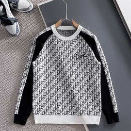 【专柜同款】羊毛衫男纯羊毛圆领毛衣男冬季加厚保暖针大牌旗舰店