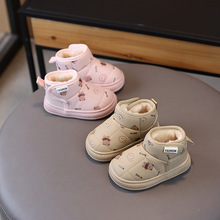 �����¿ͨ����Ь2024ܛ�׼ӽq��ů��ЬŮͯ�W��Ь���׃�ѩ��ѥ