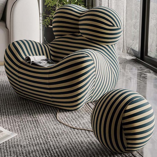 Nordic minimalist influencer mom's embrace lazy sofa chair designer single chair bedroom living room leisure recliner