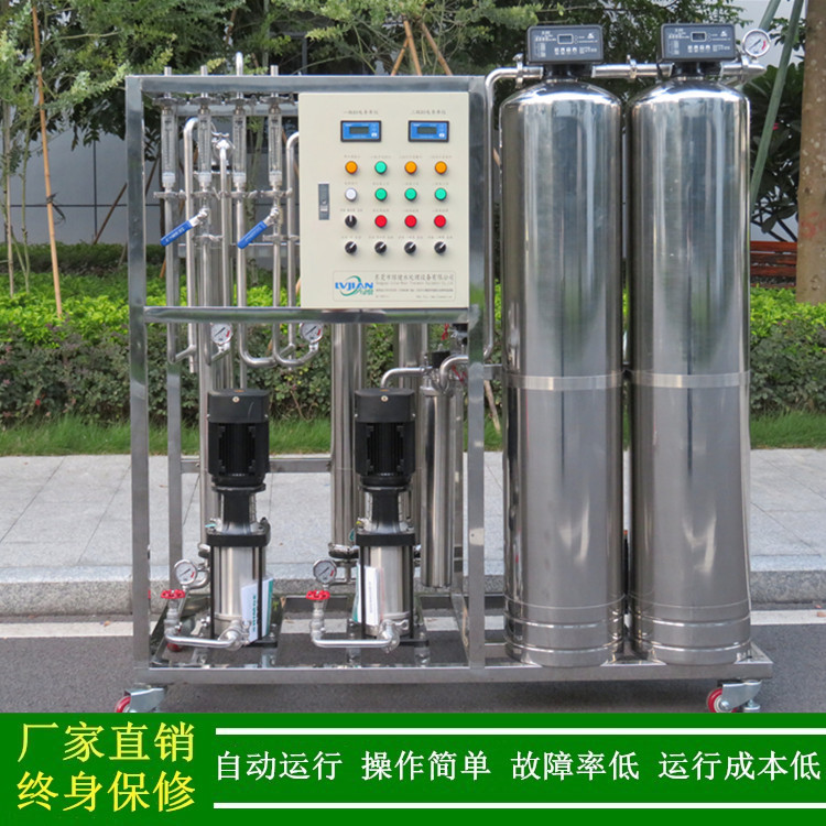 供应RO-250L二级反渗透设备电导率2-5us/cm以下反渗透纯水设备