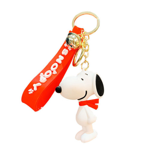Cartoon Cute Snoopy Keychain Personalized Charlie Doll Car Keychain Pendant Fashion Small Gift Wholesale