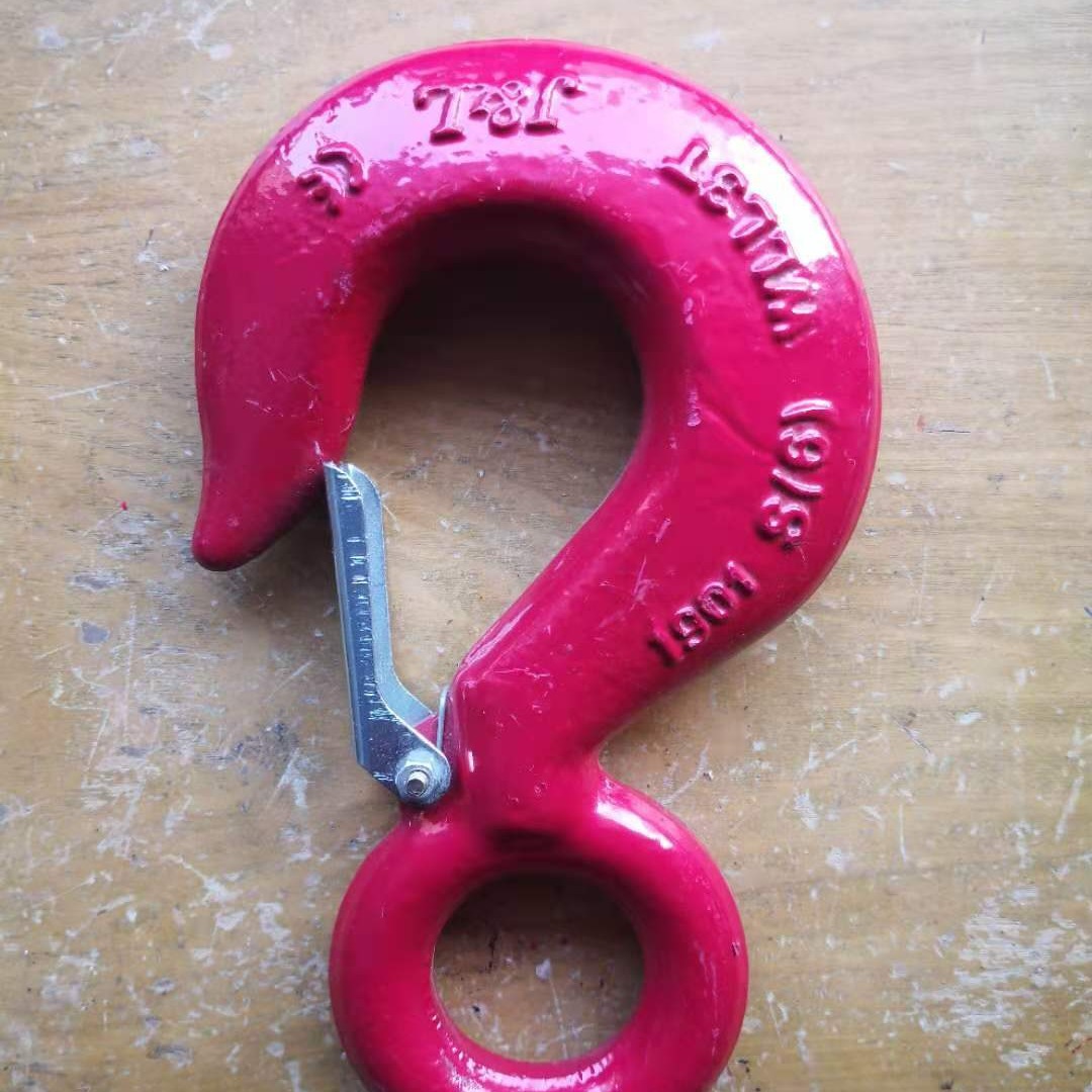供应巨力索具S(6)级 T(8)级0.75-15T美式货钩及眼型抓钩-巨力吊钩