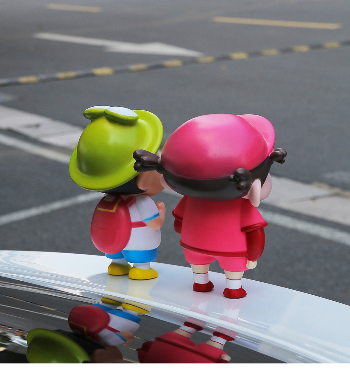 Cute Cartoon Fat Tiger Car Tail Pendant Doll Couple Roof Decoration Trunk Doll Car Ornaments