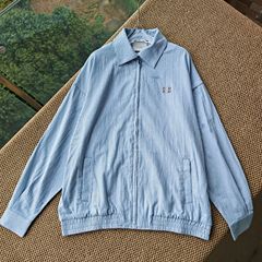 高バージョンMM Home 25Ss新作ストライプラペルジャケット、ゆったりとしたカップルデザイン、ファッショナブルでシンプルで多用途