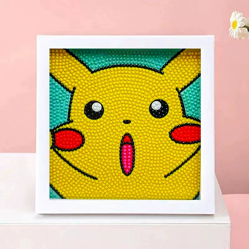 DIY-набор для алмазной мозаики 17×17 см, пластиковая рама, дизайн щенок, полный набор инструментов для кладки