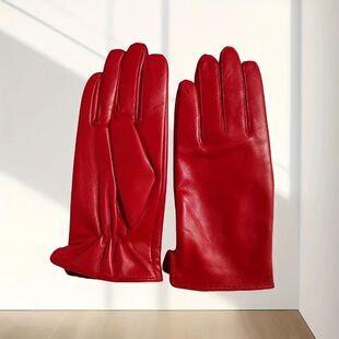 C 98978 Short Leather Gloves �̿�Ƥ���� �羳�������R�d