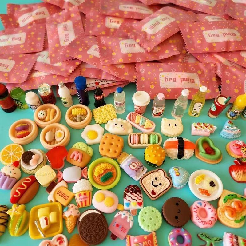 Blind Bag Food Toy Mini Small Items Toys Snack Model Beverage Wine Delivery Resin Manufacturer Handmade Jewelry DIY Blind Bag Food Toy Mini Small Items Toys Snack Model Beverage Wine Delivery Resin Manufacturer Handmade Jewelry DIY
