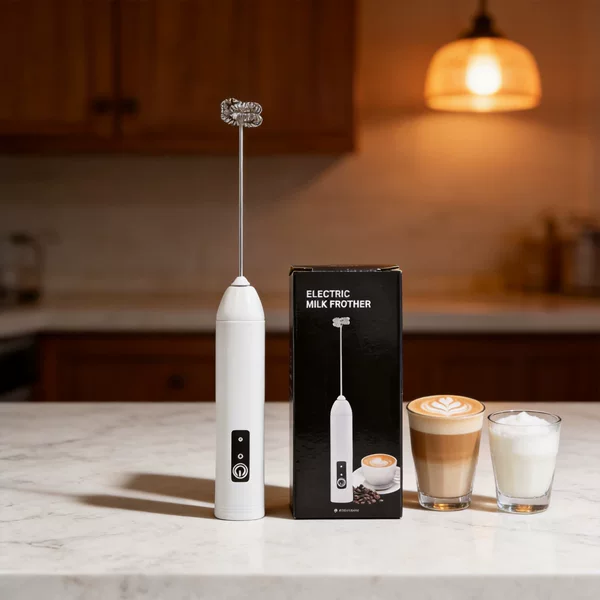 Customized Cross-Border New Product Electric Handheld Milk Frother, Cream Milkshake Mixer, Egg Beater, Coffee Frother