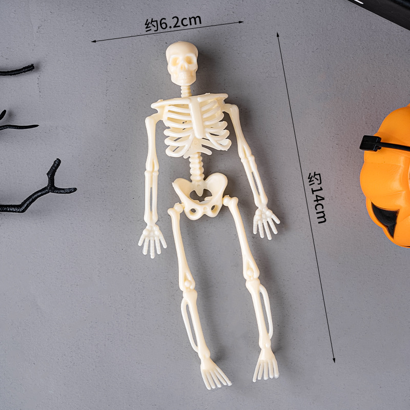 1 plastic movable skeleton ghost
