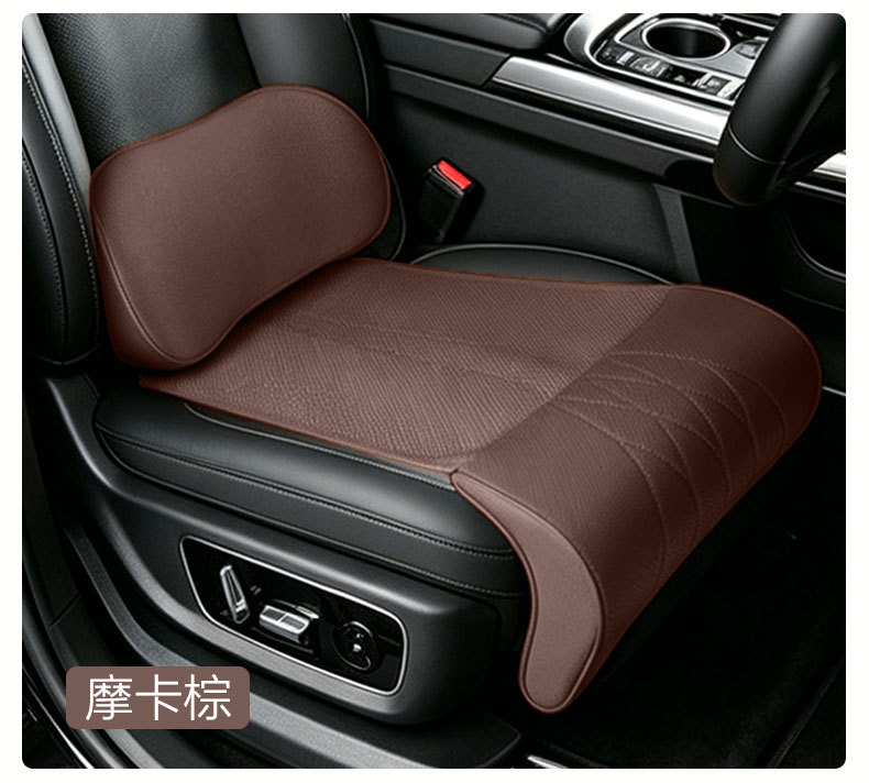Cross-border 2026 Car Upgraded Seat Leg Rest Cushion with Integrated Gap Lumbar Support, Perforated for Breathability, Super Strong Leg Support