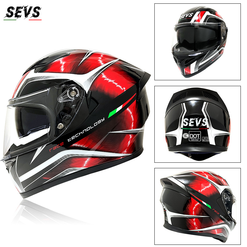 블랙 레드 허리케인 투명 거울