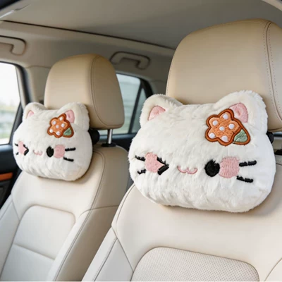 Plush Stuffed Toy Cartoon: Headrest