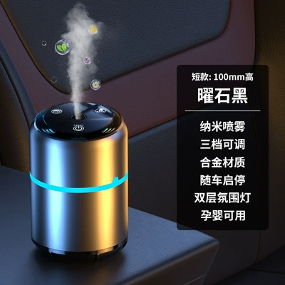Aluminum Alloy Car Aromatherapy Machine, Perfplant seat - mini-obsidian-black-ocean-50ml