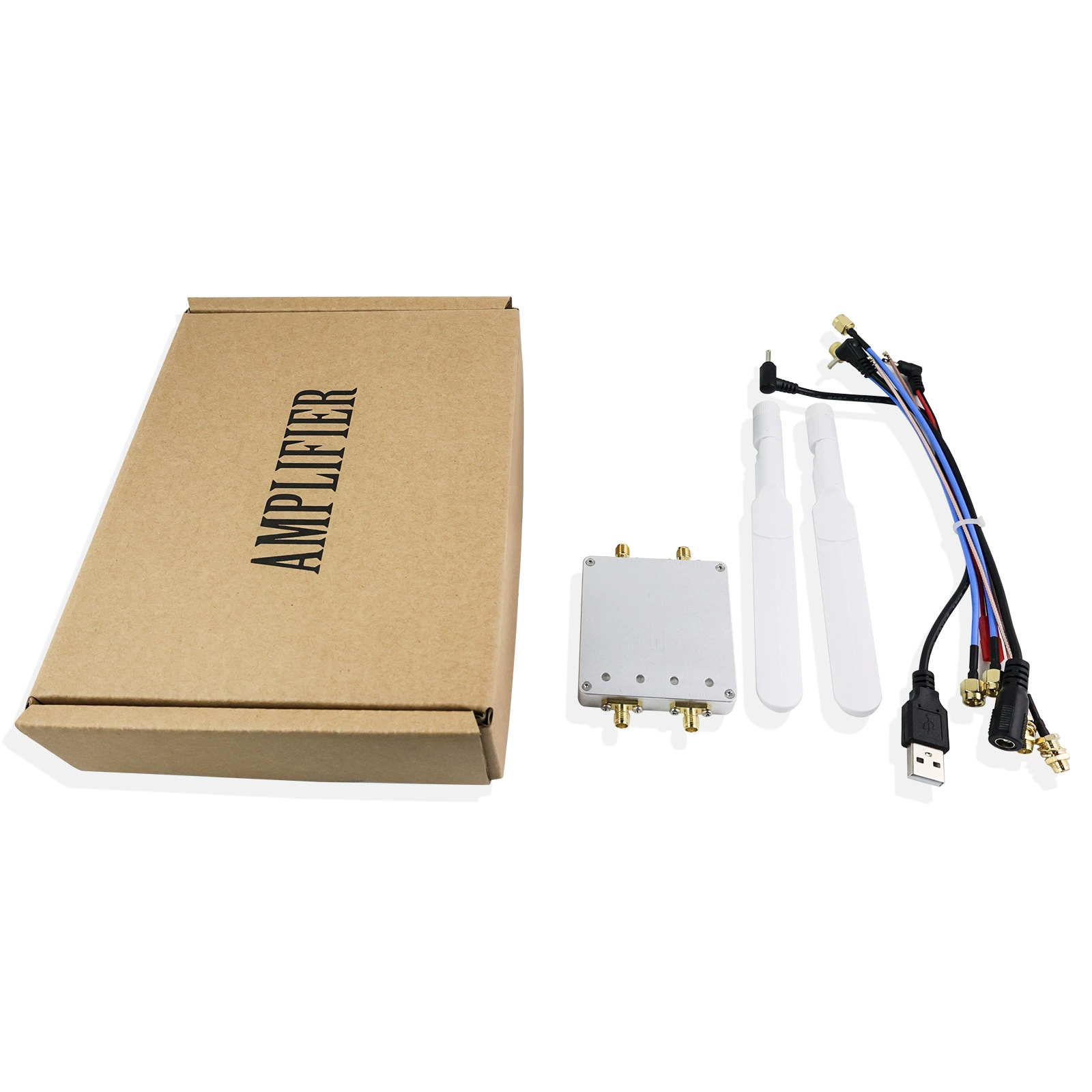 Усилитель сигнала WiFi EDUP EP‑AB022, двойной канал 2.4G+5.8G, 4W расширитель с пультом дистанционного управления