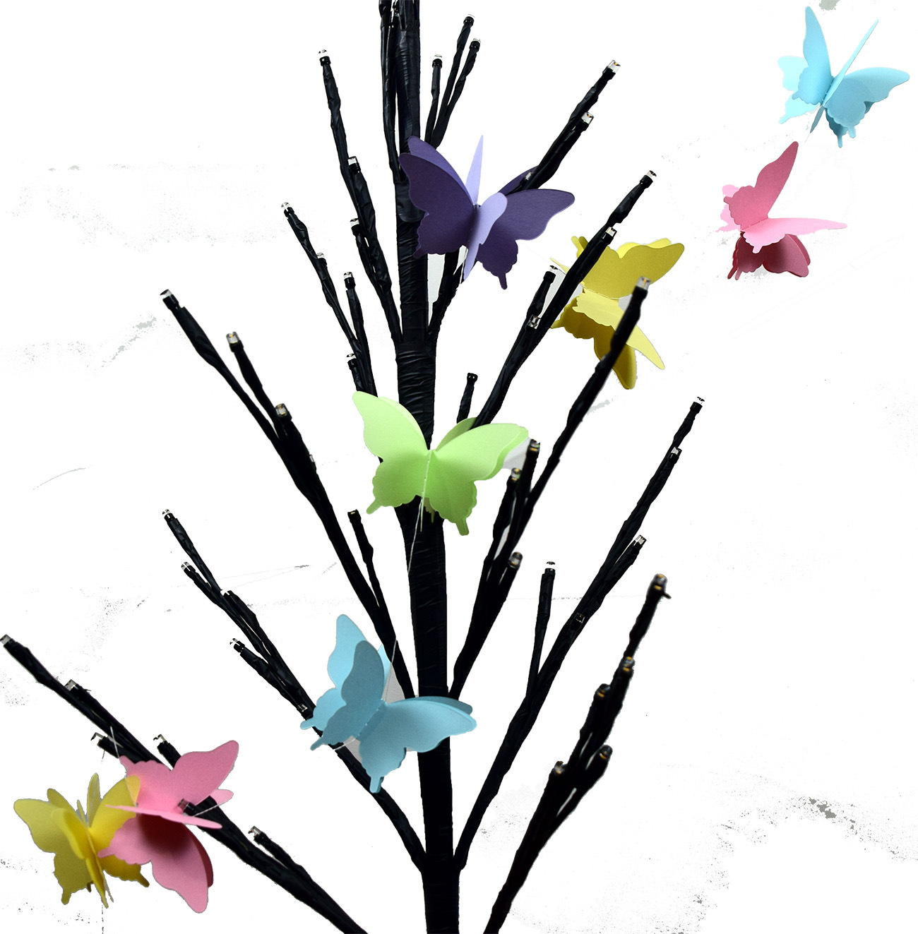 Birthday Festival Birthday Butterfly Paper Party Decorative Props