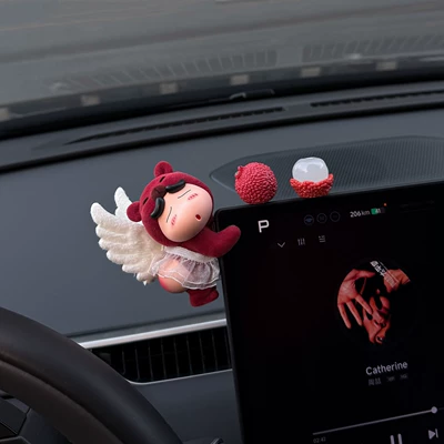 Car ornaments Car Dashboard Decoration, Interesting - red-angel-shin-chan-lychee-ornament