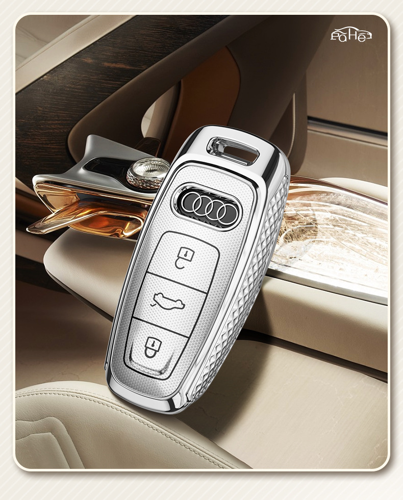 For Audi A6L Key Case A4L Car Key Shell a7 a8 q7 q8 a5 q3 a3