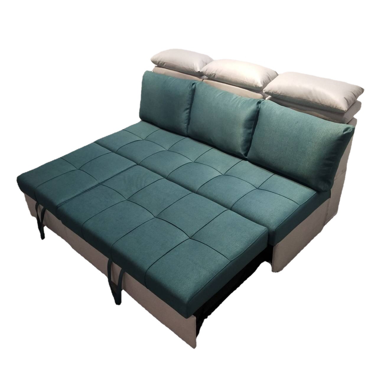 Sofá multifuncional de casa pequeña sala de estar apartamento sin lavado tecnología sofá cama de terciopelo moderno simple peinado de aire