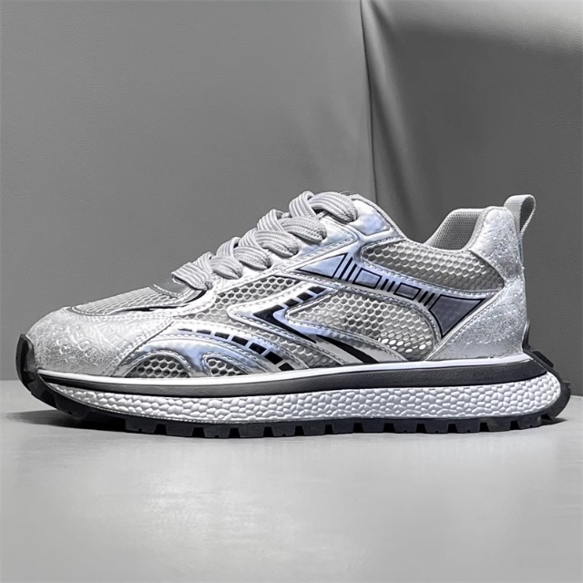 Light Luxury Casual Shoes For Men Spring And Summer Mesh Sneakers_voghion.com