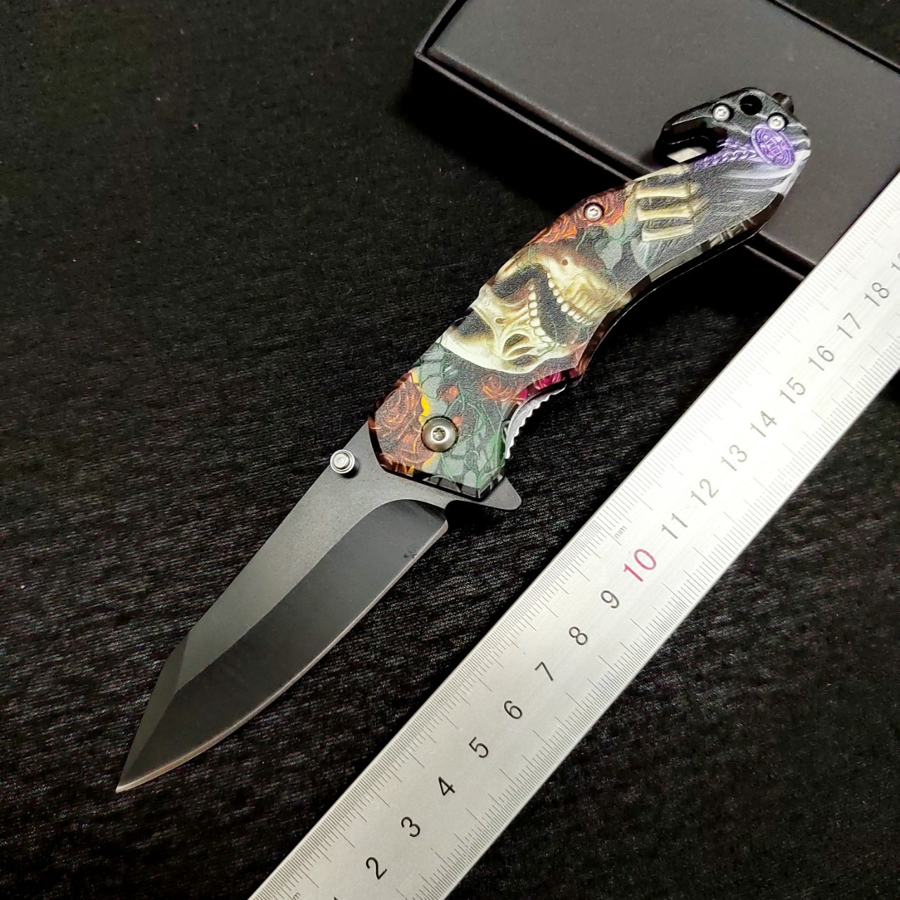 多功能户外野营3D打印登山刀片便携式折叠刀防身割绳破窗可折叠