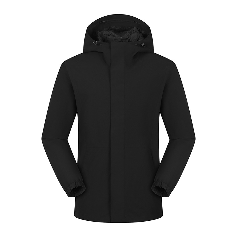 Marca de marea transfronteriza empalme color a prueba de viento impermeable chaqueta suelta de cuello de hombre chaqueta de trabajo chaqueta logo personalizado