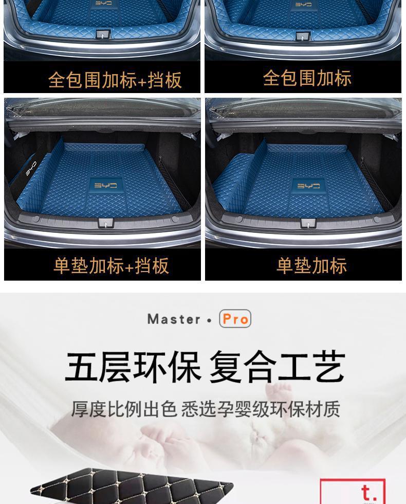 Suitable for the 2024 Byd Destroyer 05 Trunk Mat, Surrounding the Trunk Mat of the Destroyer 05 Dmi Car