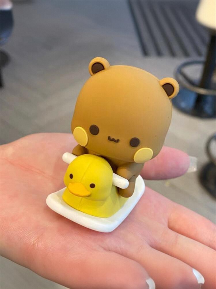 새로운 스타일 하나 또는 두 개의 천 자동차 장식품 휴대용 귀여운 장식 시리즈 데스크탑 인형 장식품 자동차 인형