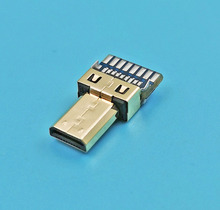 供应HDMI D TYPE 15Pin 公头带PCB   Micro HDMI  15P+1公头焊线