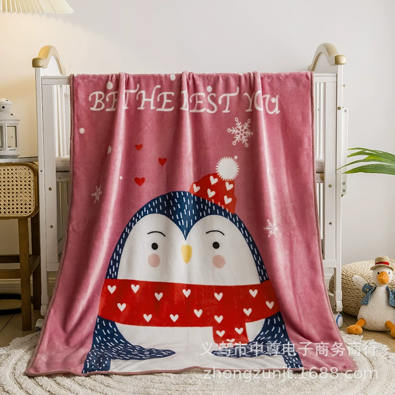 Flannel children's baby duvet
