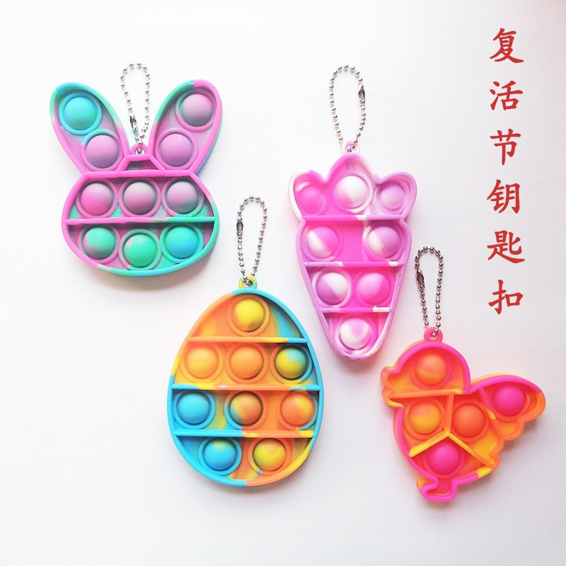 Cruces transfronterizas en caliente ecológicas de grado alimenticio anti-comer mano tranquilizadora diente entrenamiento oral arco iris fábrica de bloques directos