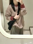 圆领学生宽松撞色卫衣