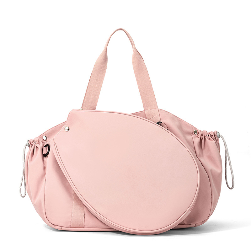 Bolsa de tenis transfronteriza, bolsa de entrenamiento deportivo, bolsa de acondicionamiento físico, bolsa de raqueta portátil de bádminton de gran capacidad, bolsa deportiva de separación seca y húmeda