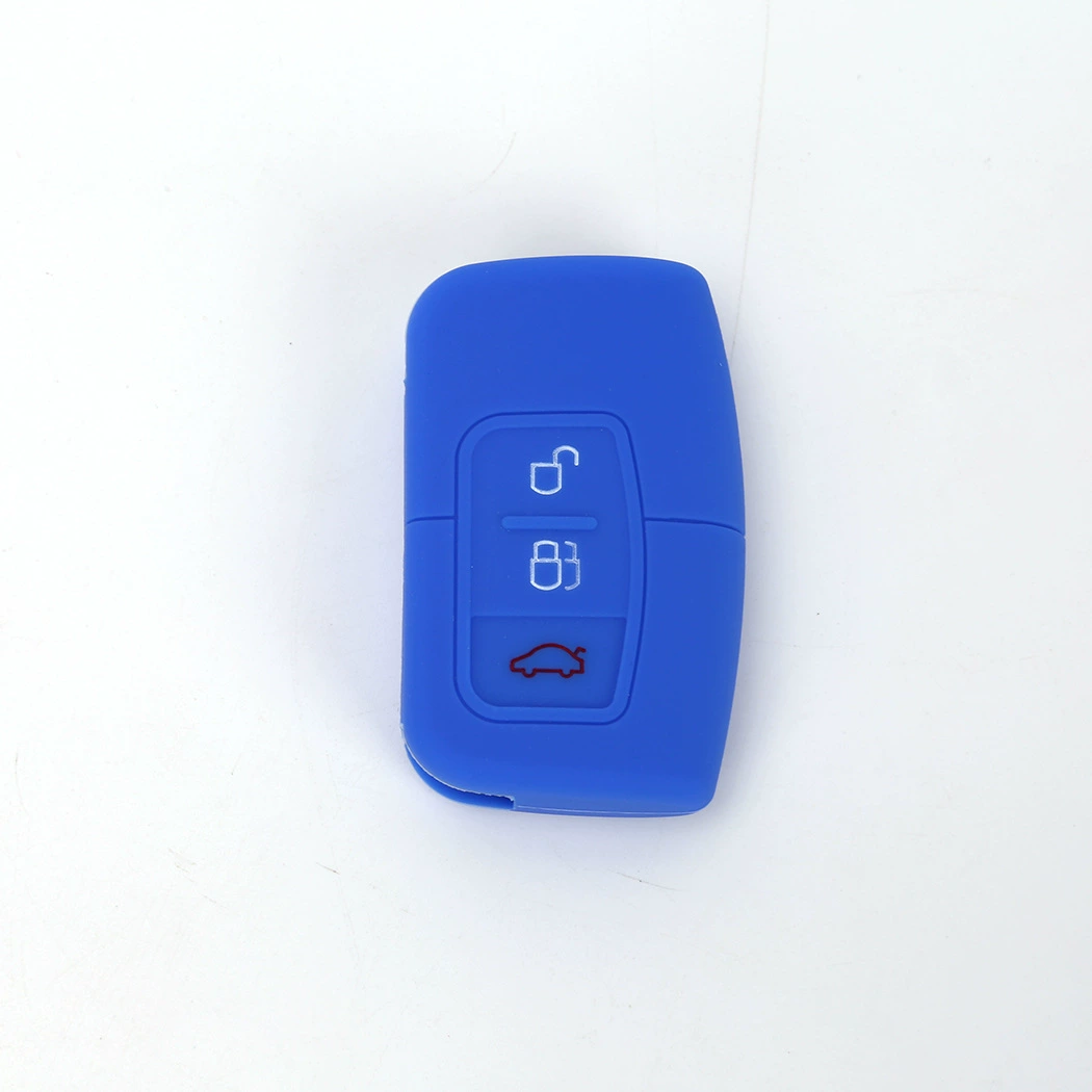 Чехол для ключей подходит для смарт-карты Ford старой модели Mondeo Focus Max S-MAX, силиконовый защитный чехол