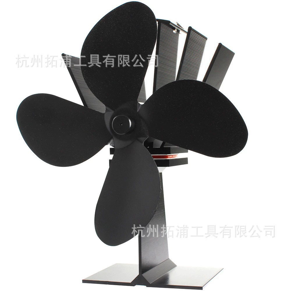 [跨境电商直供燃木炉风扇低噪节约燃料热动力FireplaceFan低噪节能]