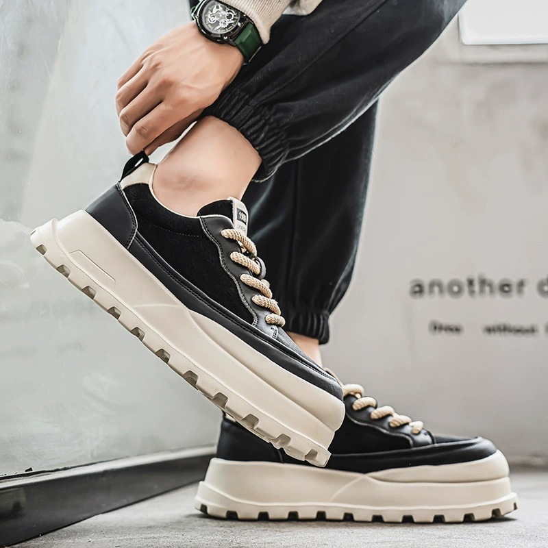2025 весна и осень live новый нишевый outdoor board Shoes толстая подошва модная обувь стиль douyin студент корейский мужская обувь