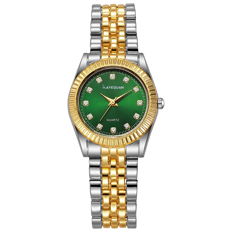 2025 transfronterizo explosión hombre reloj conjunto de reloj de cuarzo de negocios moda versátil reloj de pareja fábrica al por mayor