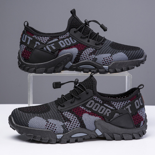Cross-border foreign trade men's shoes  spring new outdoor hiking shoes European and American sports trendy shoes breathable non-slip shoes for men