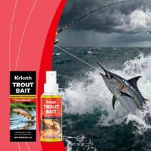 海外Kriath钓鱼诱饵剂 鱼类适用水库野外钓鱼甜味剂引鱼便携诱饵