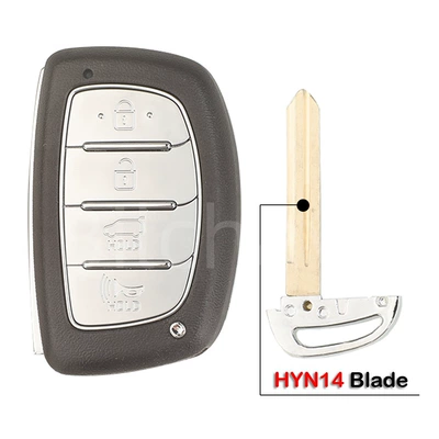 with battery holder, without metal — Car Keys - 4-key-flat-milling-left-hand-blank