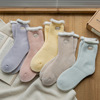 thickening Socks Autumn and winter Plush sleep The month keep warm Cotton socks The snow Solid Medium hose winter