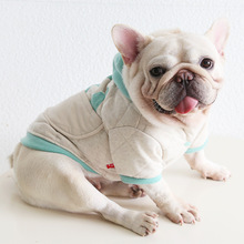 Petstyle 法斗HI字母连帽卫衣 百搭胖狗狗衣服英斗巴哥柯基加菲猫