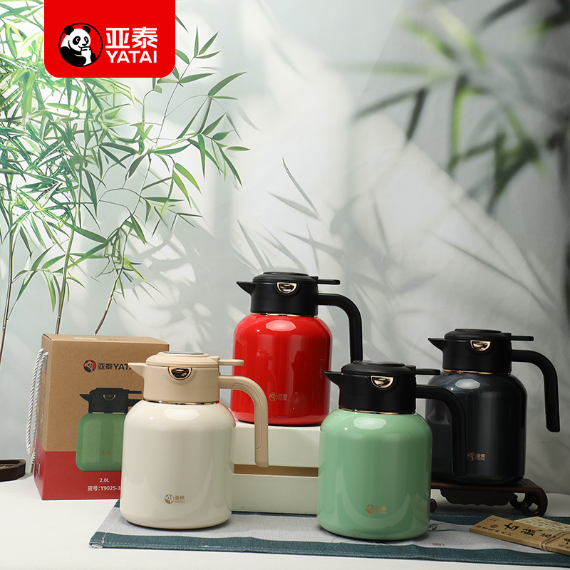 亚泰新款316L大容量保温壶热水瓶茶水分离家用水壶保温瓶厂家批发|undefined