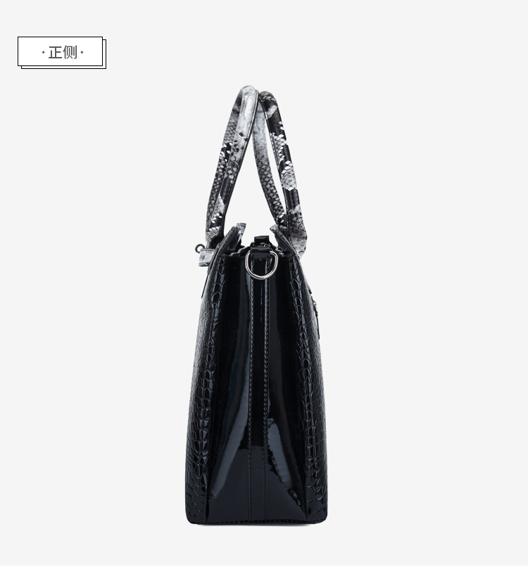 New European and American fashion crocodile pattern crossbody single-shoulder handbag bags for women, wholesale of mother and child set bags undefined