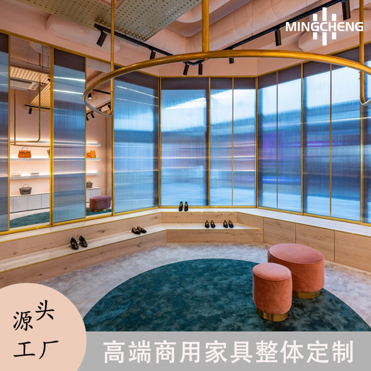 皮具包包展示柜设计女包陈列柜带灯简约鞋子摆台免税店产品道具架