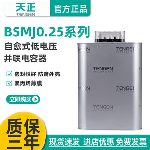 TENGEN Tianzheng BSMJ0.25 Self-healing Low Voltage Shunt Power Capacitor 450v Three-phase Reactive Power Compensation
