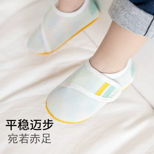Newborn Children Baby Toddler Shoes Summer Baby Shoes and Socks Floor Shoes Non-slip Soft-soled Baby Baby Shoes