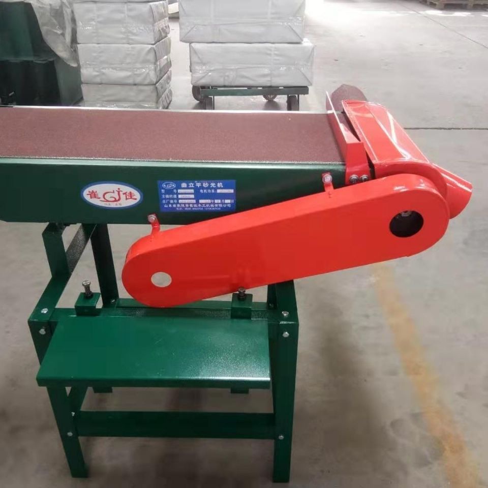 【93%好评率】抛光机崔佳机械木工砂带机卧式沙带机磨砂机平面砂
