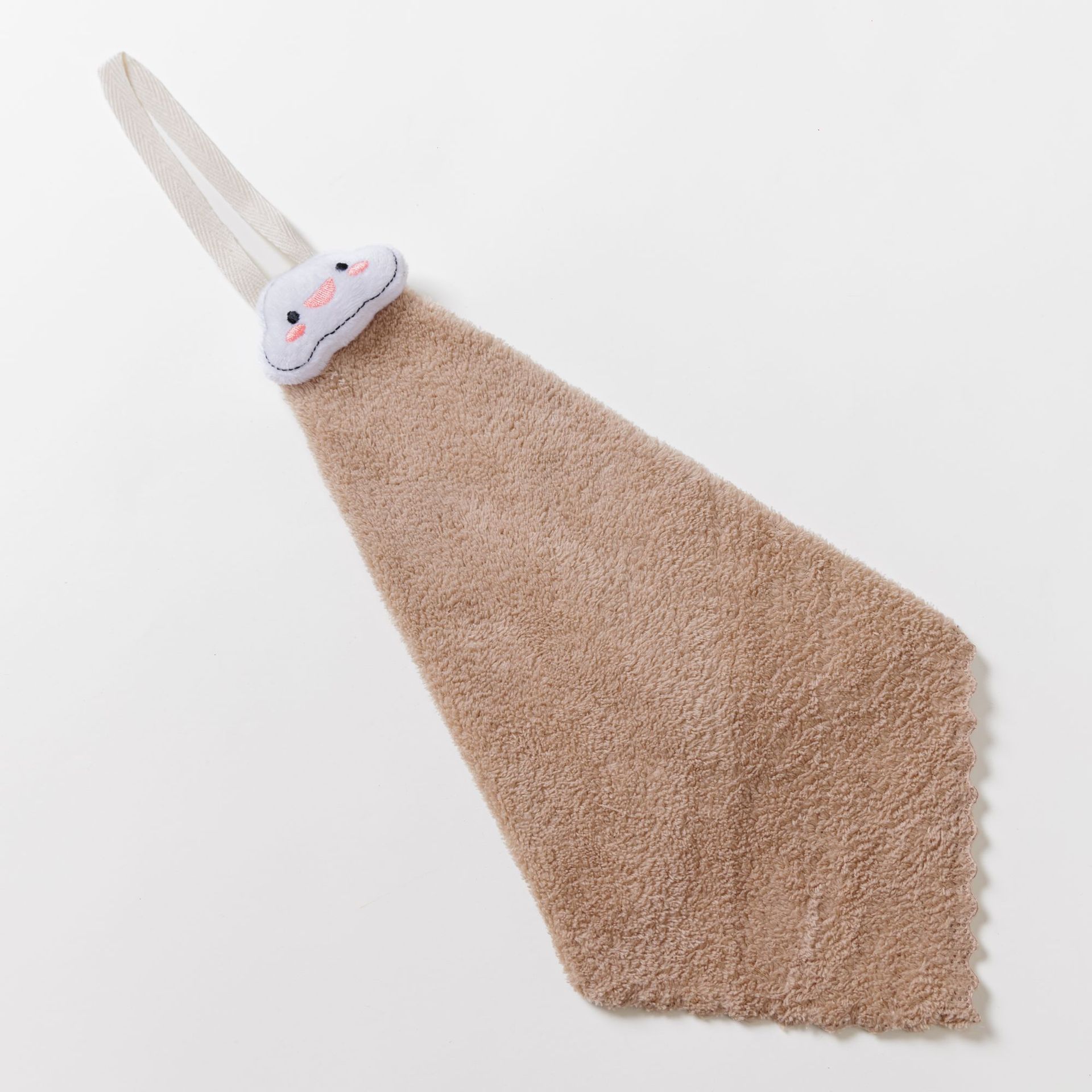 클라우드(갈색 사각 스카프) (실사,고화질)