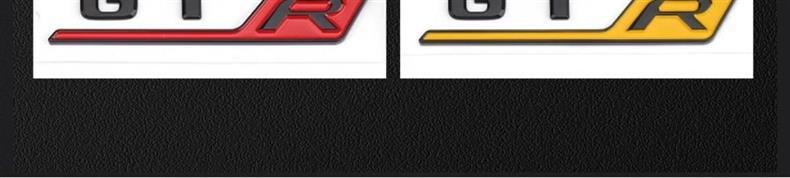 Suitable for Mercedes-Benz GTR rear emblem, GT53S modification, CLS63 car lettering, AMG black lettering